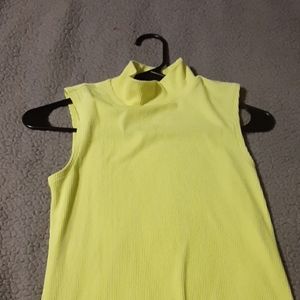 Sleeveless turtleneck